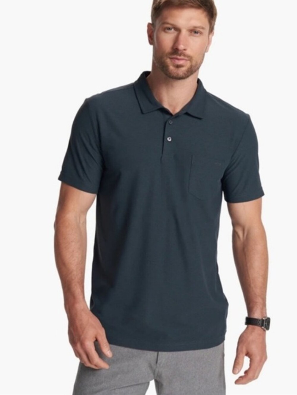 VUORI Ace Polo Dark Grey Green Size XL
